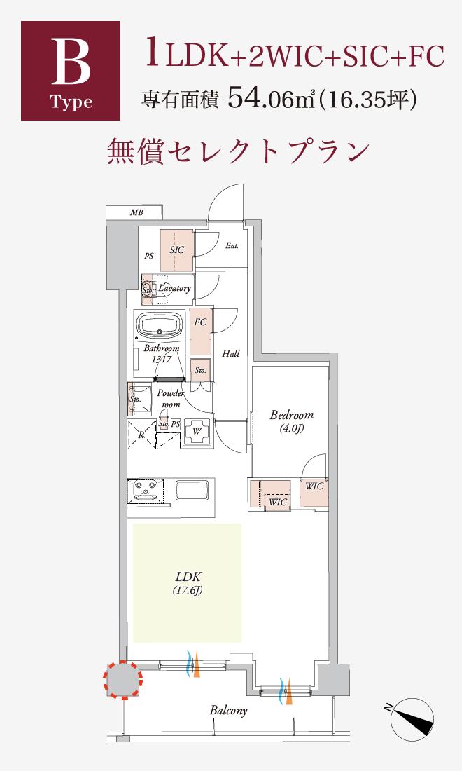 Bタイプ（無償セレクトプラン）